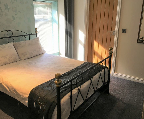 One of the bedrooms at Ashdene Cottage in South Marston