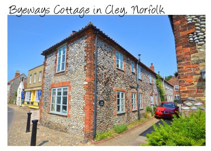 Byeways Cottage is a traditional brick and flint cottage in Cley, Norfolk. Byeways Cottage sleeps 6 people and pet friendly