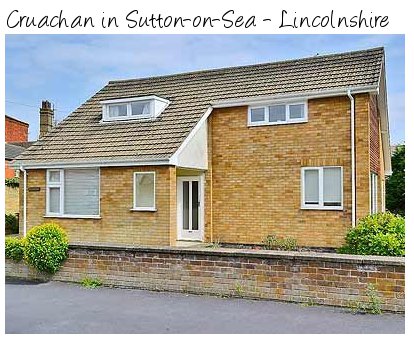 The holiday cottage of Cruachan is on the Lincolnshire coast