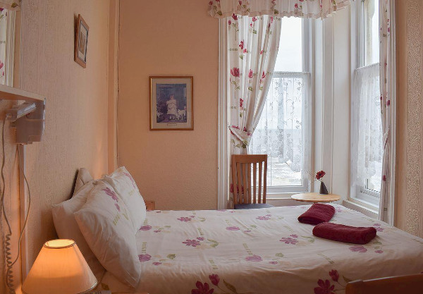 One of the 10 bedrooms at Glenwalden in Blackpool