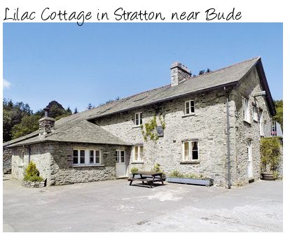 Lilac Cottage near Bude on the north Cornwall coast is a large cottage close to the beaches