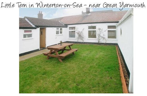 Little Tern is a holiday cottage in the village of Winterton-on-Sea, near Great Yarmouth