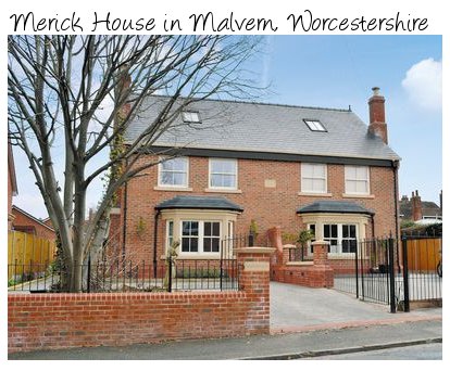 Merick House is a modern holiday cottage in Malvern, Worcestershire