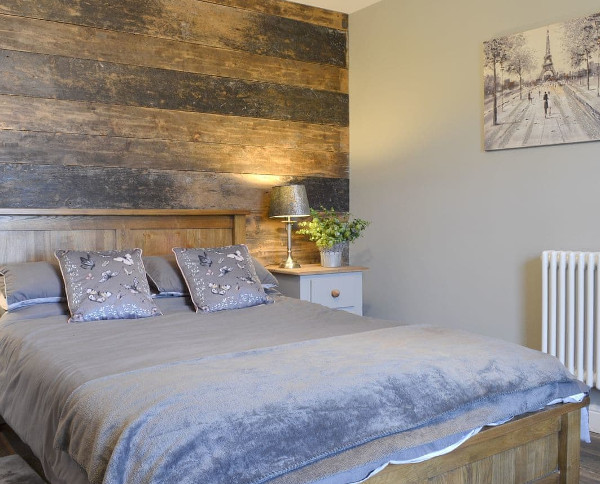One of the double bedrooms at North Plain Farm in Bowness-on-Solway