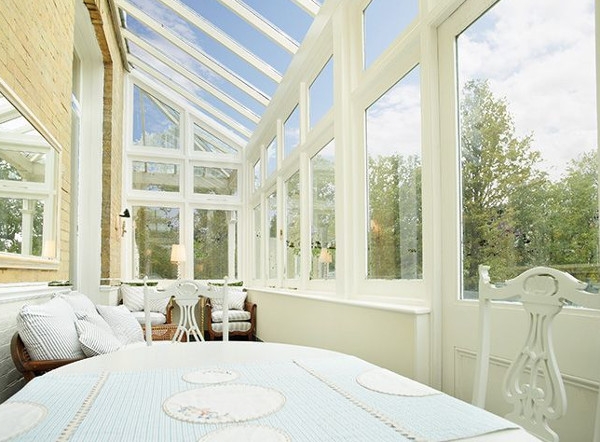 Dine in the conservatory at Oak Cliff Place in Ryde