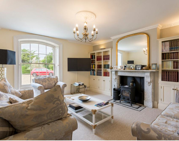 The living room in The Bell and Flamingo, Westbury-on-Severn