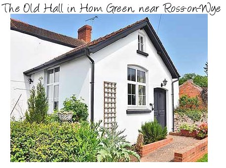 The Old Hall is a holdiay cottage near Ross-on-Wye and sleeps 4 people