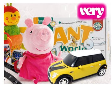 Toy discounts at Very.co.uk
