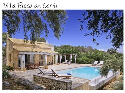 Villa Ricco on Corfu