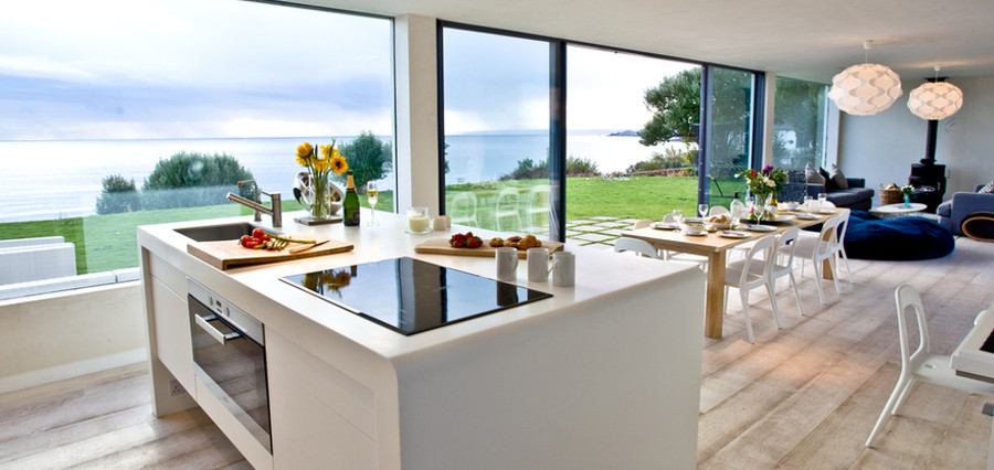 The sea views from inside White Shores in Praa Sands